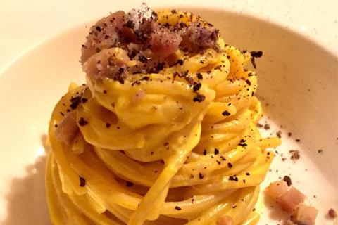 Spaghetti alla carbonara di aringa, Francesco Di Natale, Bologna