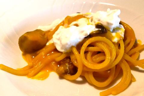 Primo Giugno con il nostro Cappelli in crema di zafferano e stracciatella
