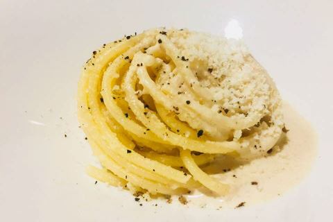 Il cacio e pepe di Antonio Bello