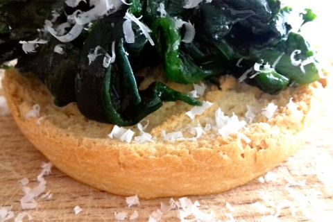 La Rossella gli spinaci al burro e tanto parmigiano
