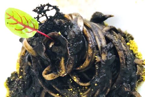 Le trenette al nero di seppia di Nuccio Brancato, Chef a domicilio