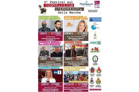 Festival del Giornalismo d'Inchiesta, 21 Settembre 5 Ottobre, Osimo
