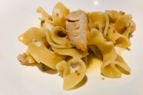 I Trucioli al ragù bianco di coniglio di Rosaria Morganti