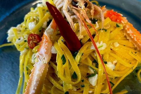L'Indomabile aglio, olio, scampi e peperoncino