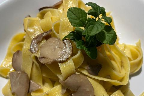 Fettuccine con i funghi da Barga