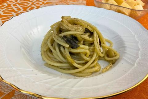 Con le ultime melanzane dell'orto...