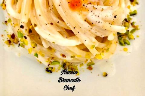 Il 'cacio e pepe' di Chef Nuccio Brancato