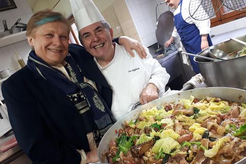 Grandi cuochi in cucina