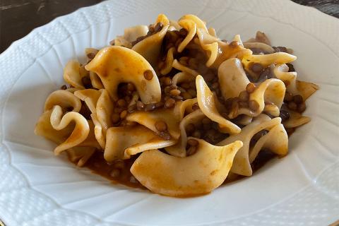 Vi piace il ragù di lenticchie?