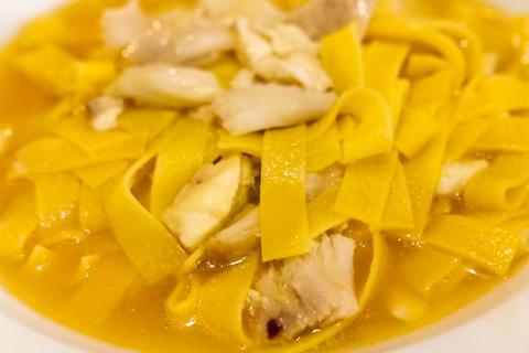 Le Fettuccine in brodo di Antonino Lauria