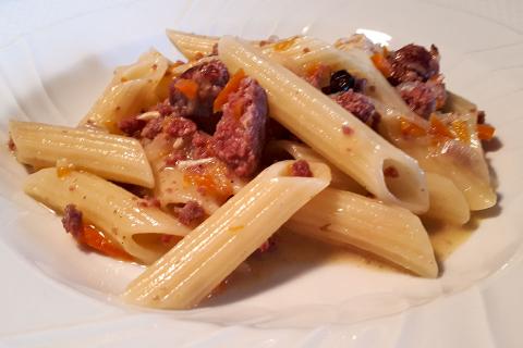 Penne Vintage alla genovese con un tocco di Gorgonzola