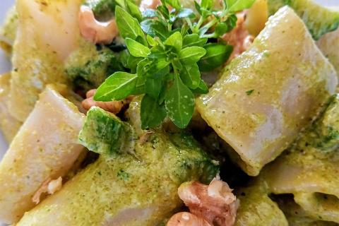 Paccheretti Cappelli al pesto di zucchine